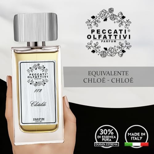 Chloe N.112 Equivalent Women's Perfume - Durabile e Resistantissima Profumo per Donne con 30% Essenza Pura, Fragranza Si